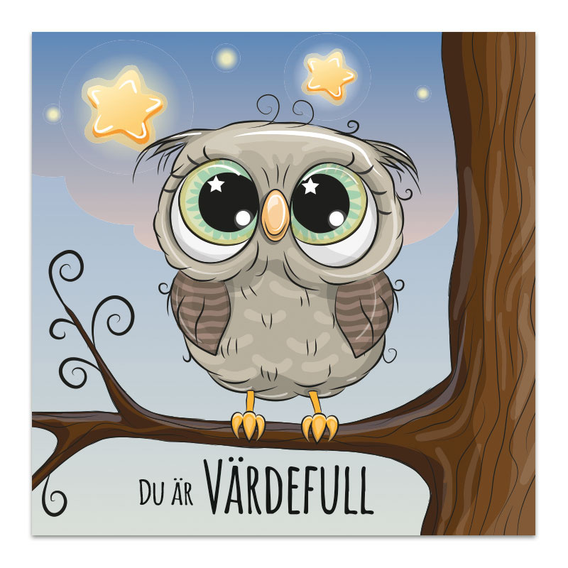 Product Image for Magnet - du är värdefull