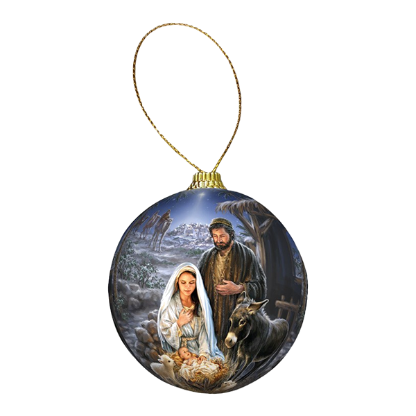 Product Image for Julgranskula - julkrubba - blå- 4-pack