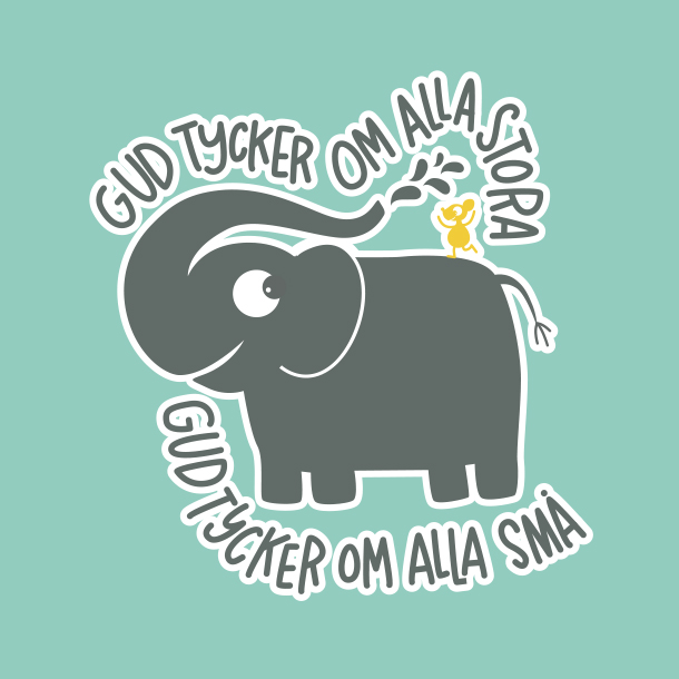 Product Image for Kort - Gud tycker om alla stora - kvadratiskt