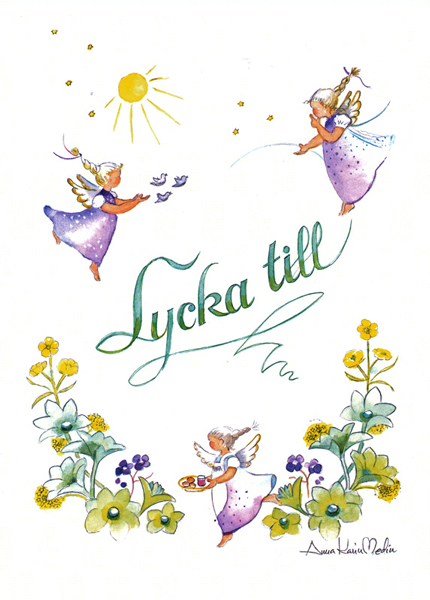 Product Image for Kort - lycka till - anna karin medin