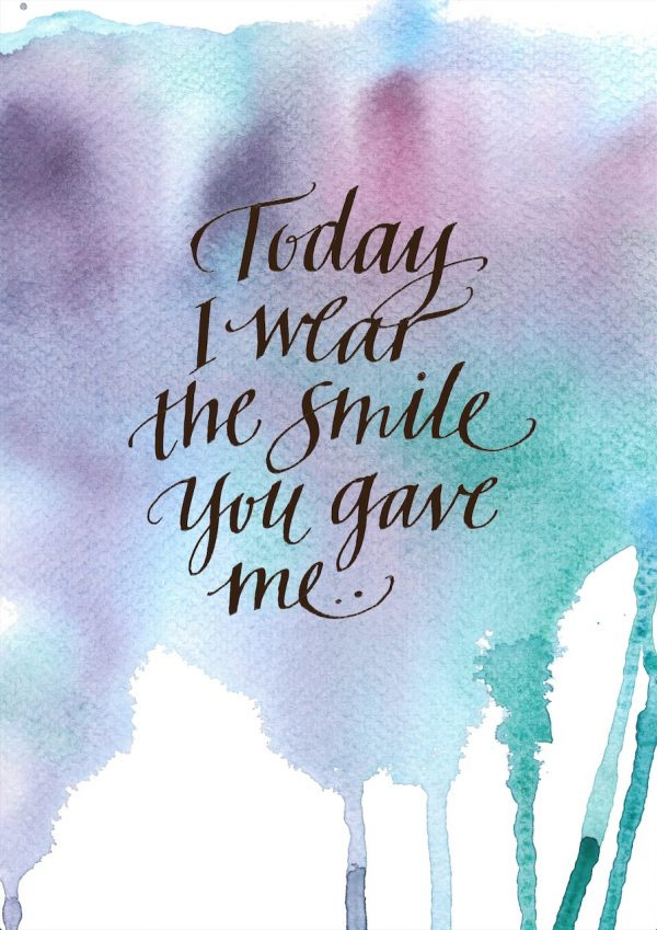 Product Image for Poster - today i wear - 30x42 cm - folkelind