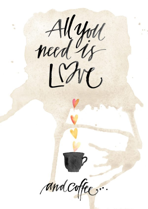 Product Image for Poster - all you need is - 30x42 cm - folkelind
