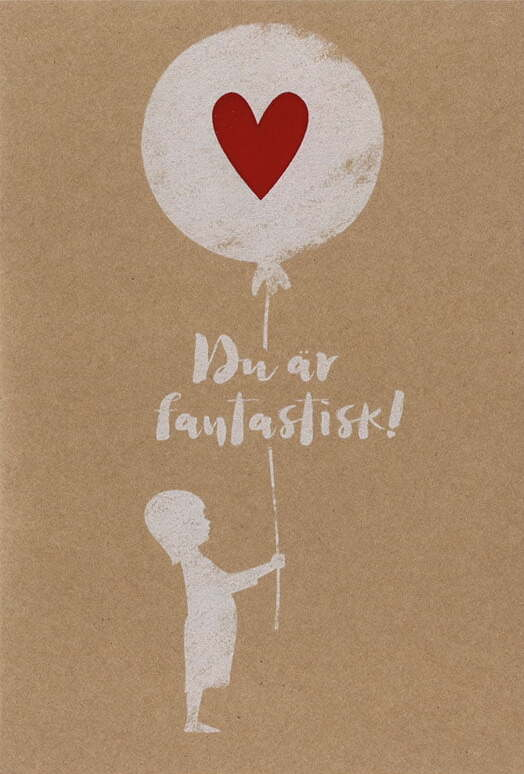 Product Image for Kort - du är fantastisk! - dubbelt
