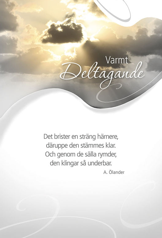 Product Image for Kort - varmt deltagande - det brister en sträng - dubbelt