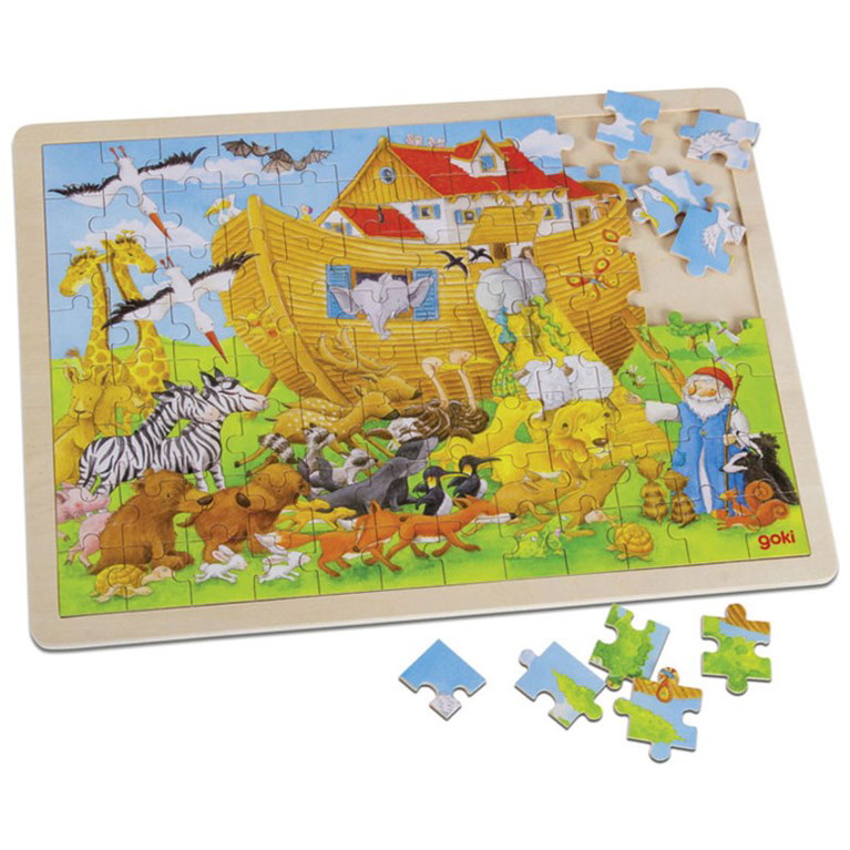 Product Image for Träpussel - noas ark