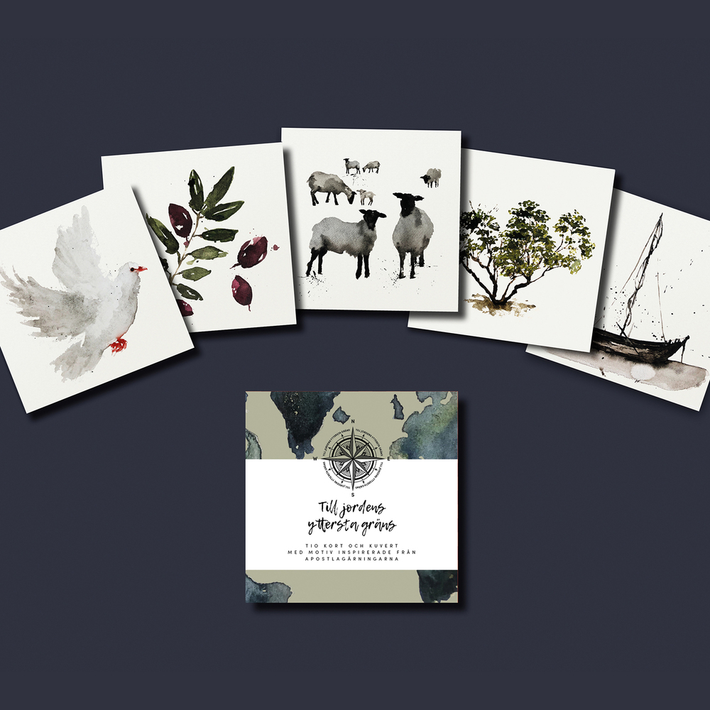 Product Image for Hälsningskort 10-pack till jordens yttersta gräns