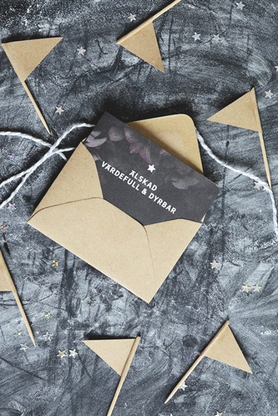 Product Image for Kort - älskad,  värdefull,  dyrbar - litet dubbelt m kuvert