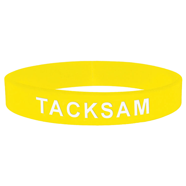 Product Image for Armband - silikon - tacksam - gul - barn