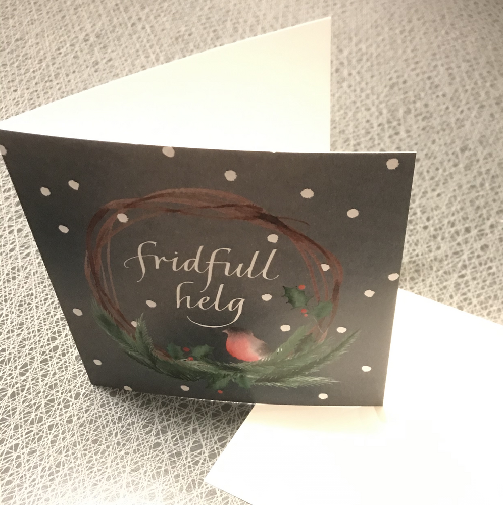 Product Image for Julkort - fridfull helg - dubbelt