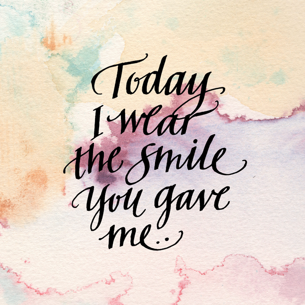 Product Image for Kort - today i wear the smile - dubbelt