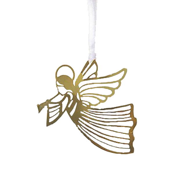 Product Image for Hängdekoration - flygande ängel - guldfärgad