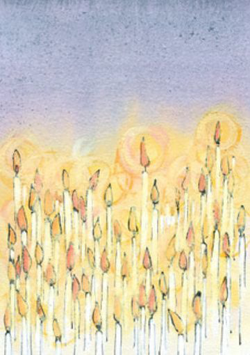 Product Image for Inbjudan till minnesGudstjänst - ljus