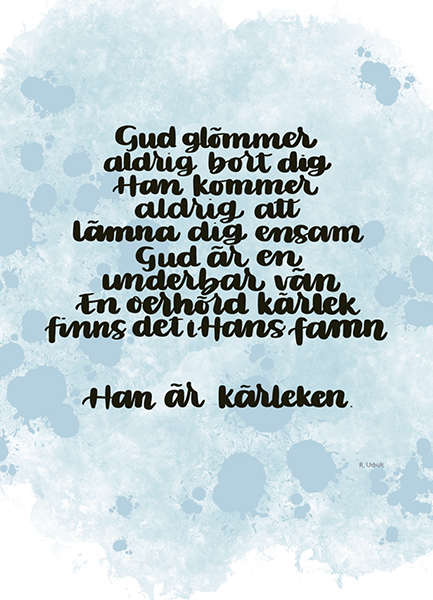 Product Image for Kort - Gud glömmer aldrig bort