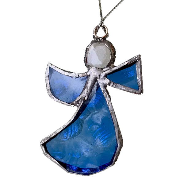 Product Image for Glasängel – blå- fairtrade