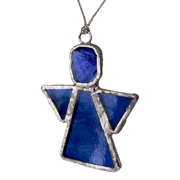 Product Image for Glasängel - blå- fairtrade