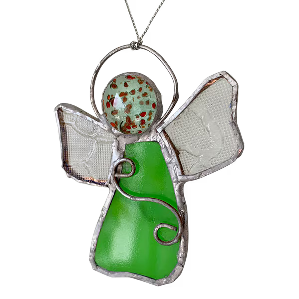 Product Image for Glasängel - grön - fairtrade