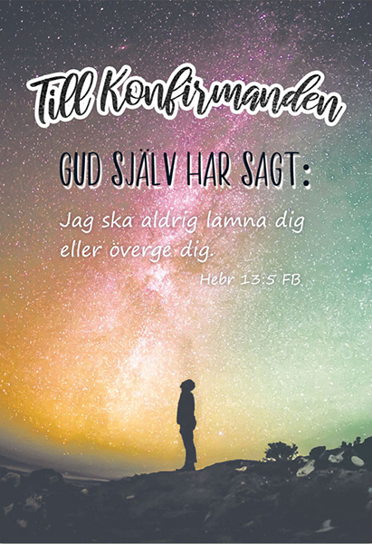 Product Image for Dubbelt kort – konfirmation - Gud själv har sagt