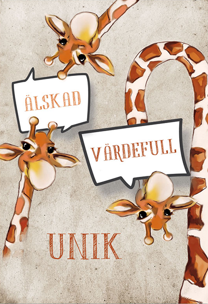 Product Image for Dubbelt kort – älskad,  värdefull,  unik