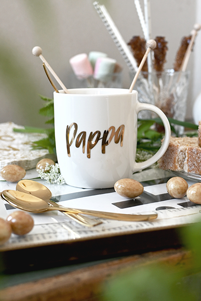 Product Image for Mugg - pappa - guldtryck