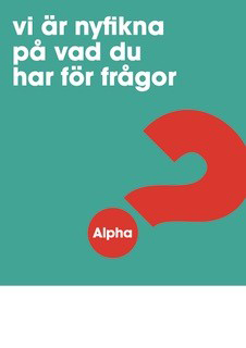 Product Image for Alpha - affisch - a3 - turkos