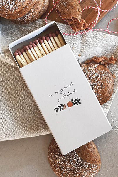 Product Image for Tändsticksask stor - i signad juletid