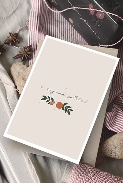 Product Image for Kort - i signad juletid - med kuvert