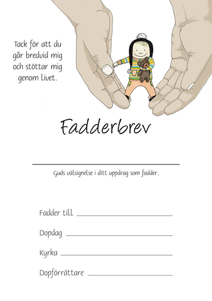 Product Image for Fadderbrev - Guds famn - 10-pack