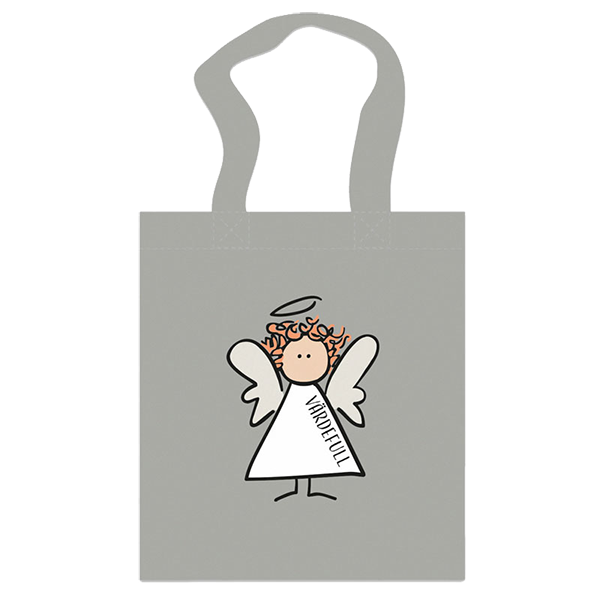 Product Image for Tygkasse - ängel - grå