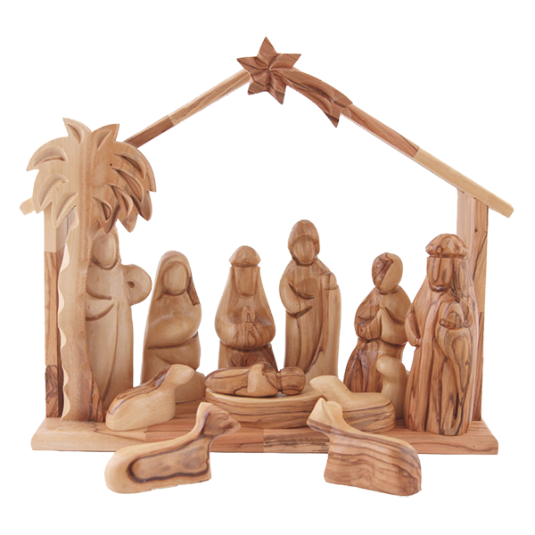 Product Image for Julkrubba - olivträ- fairtrade