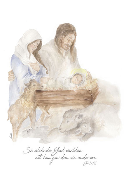 Product Image for Julkort - dubbelt med kuvert - bo5018