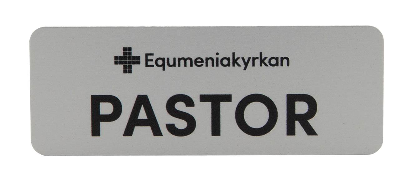 Product Image for Namnskylt - pastor - equmeniakyrkan
