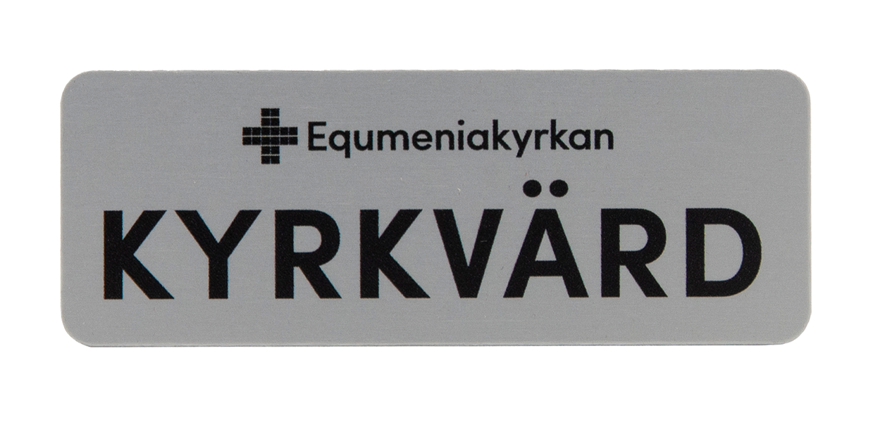 Product Image for Namnskylt - kyrkvärd - equmeniakyrkan