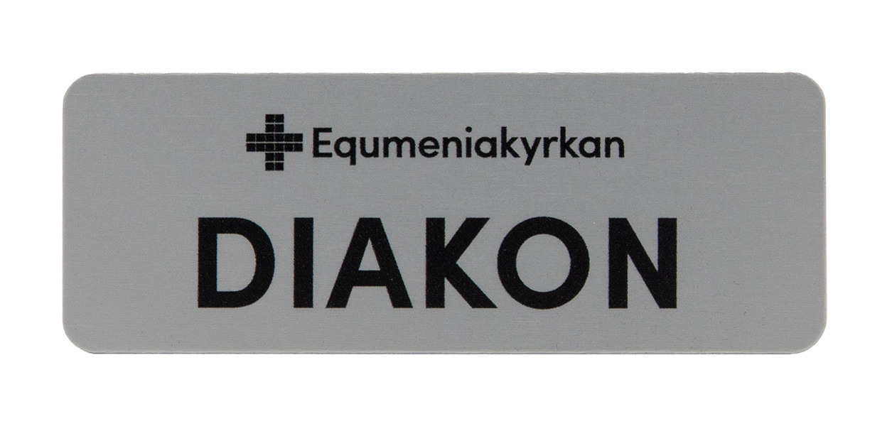 Product Image for Namnskylt - diakon - equmeniakyrkan