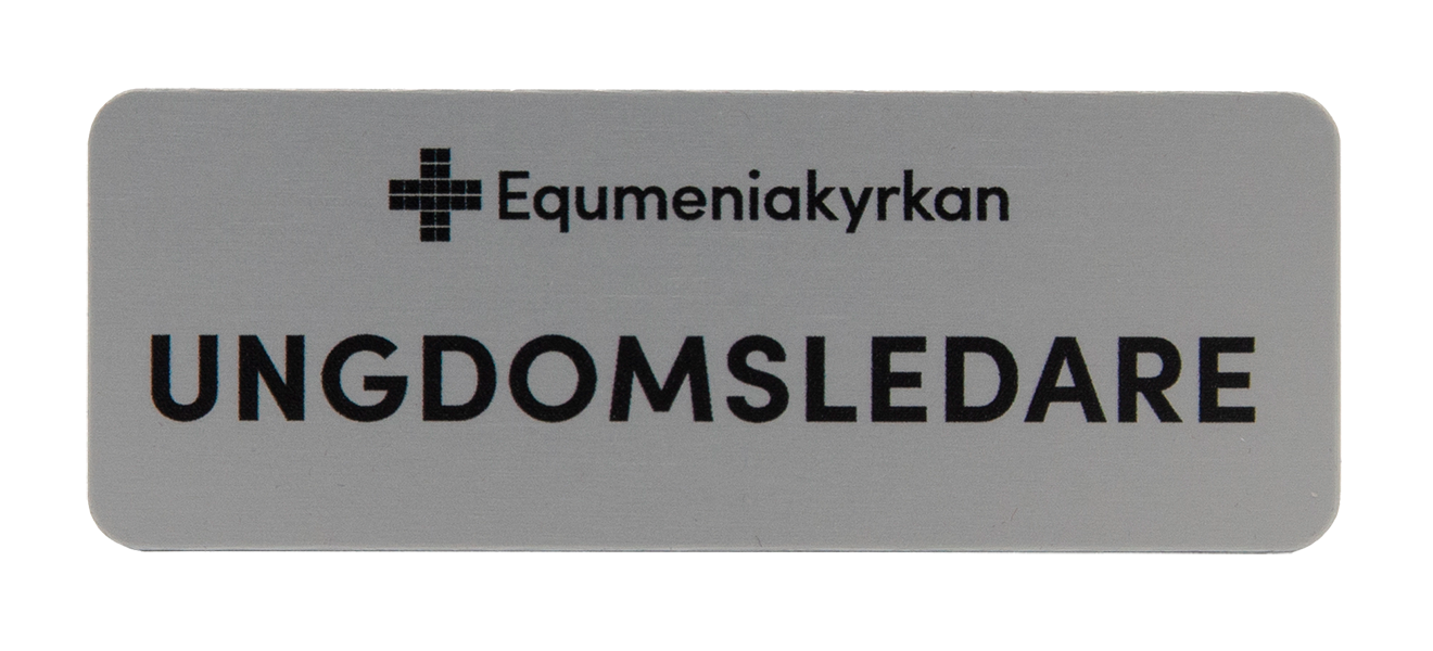 Product Image for Namnskylt - ungdomsledare - equmeniakyrkan