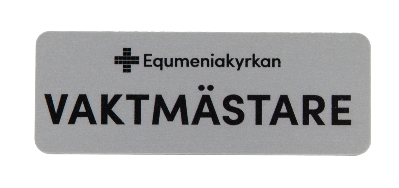 Product Image for Namnskylt - vaktmästare - equmeniakyrkan
