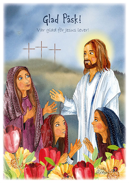 Product Image for Vykort - glad påsk! var glad för Jesus lever!