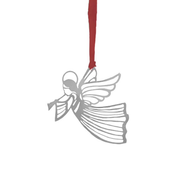 Product Image for Hängdekoration - flygande ängel - silverfärgad
