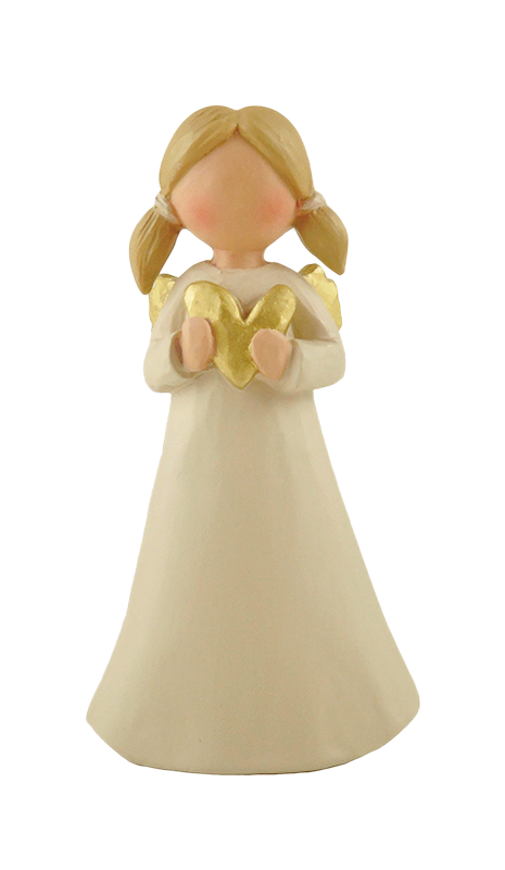 Product Image for Himlasänd - ängel - hjärta - 9 cm