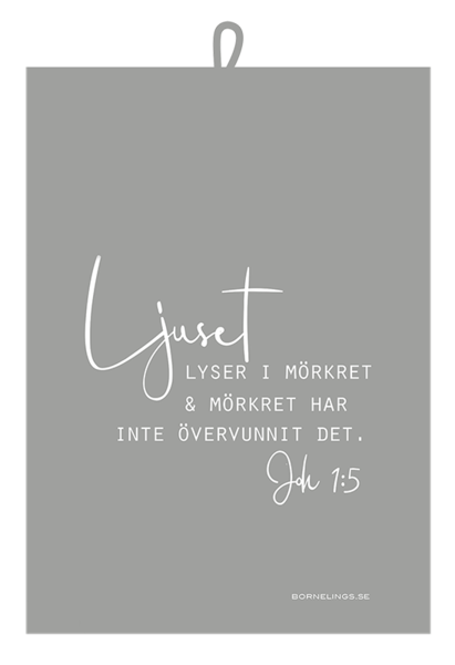 Product Image for Kökshandduk - ljuset lyser i mörkret 70x50 cm