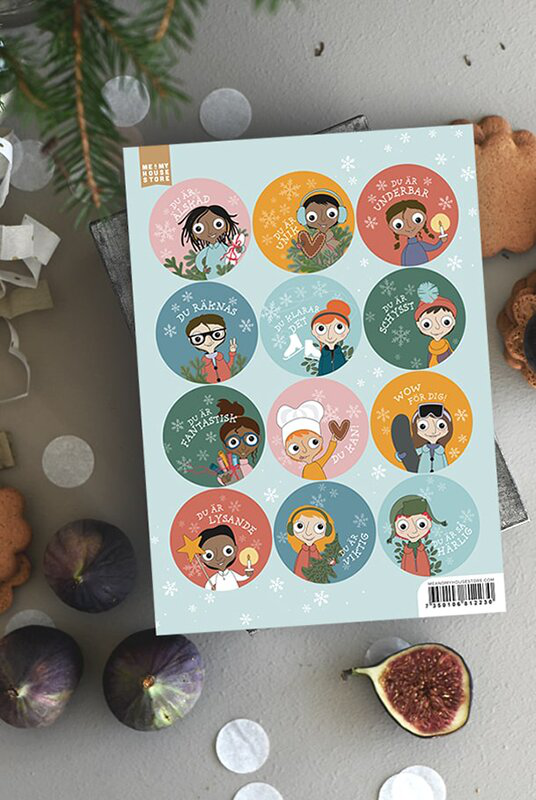 Product Image for Klistermärkesark - du är älskad