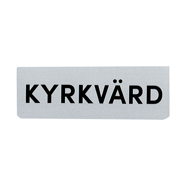 Product Image for Namnskylt - kyrkvärd