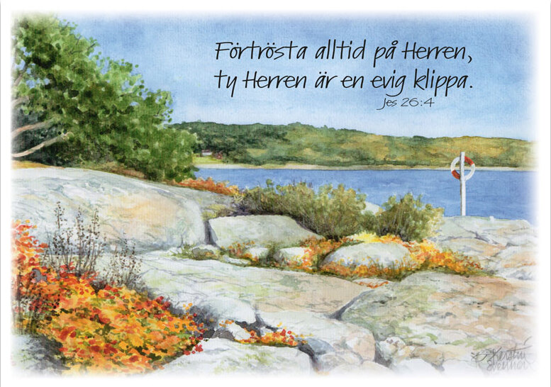 Product Image for Vykort - förtrösta alltid påherren