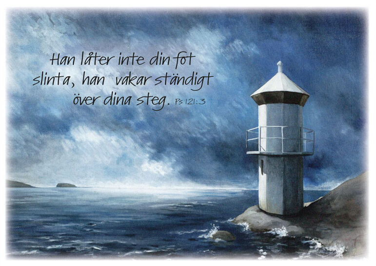 Product Image for Vykort - han låter inte din fot slinta