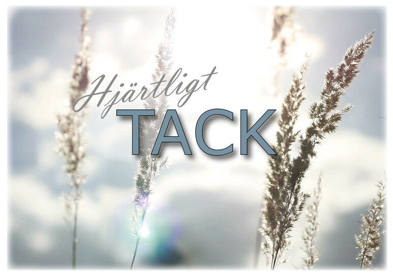 Product Image for Vykort - hjärtligt tack