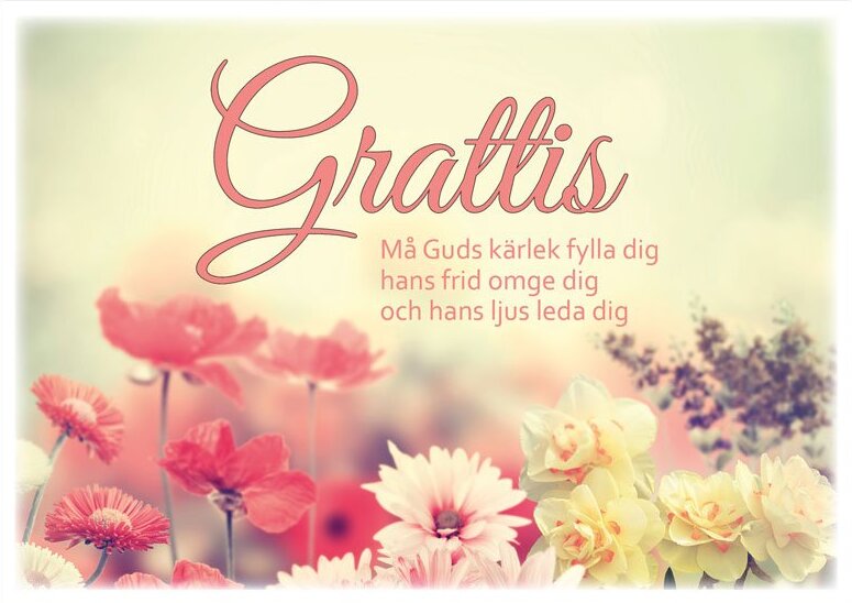 Product Image for Vykort - grattis,  måGuds kärlek