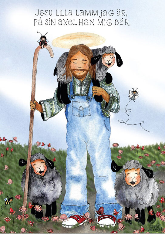 Product Image for Vykort - Jesu lilla lamm jag är