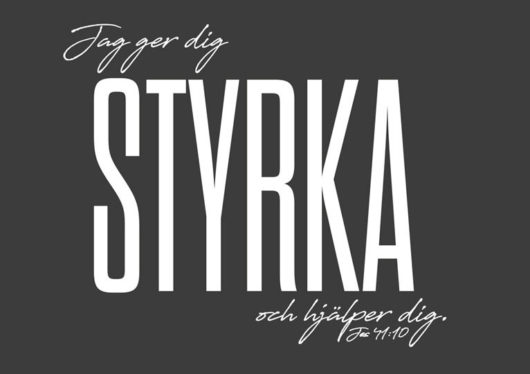 Product Image for Vykort - jag ger dig styrka