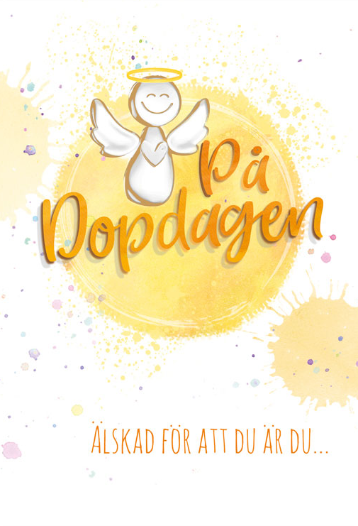 Product Image for Dubbelt kort – dop - älskad för att du är du