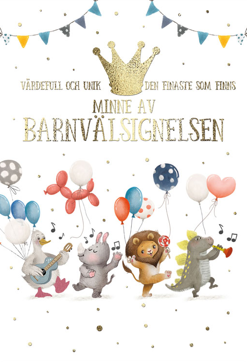 Product Image for Dubbelt kort – barnvälsignelse - värdefull och unik