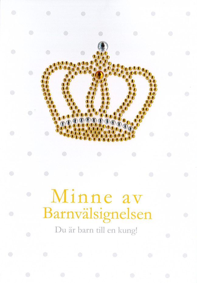 Product Image for Dubbelt kort – barnvälsignelse - du är barn till en kung